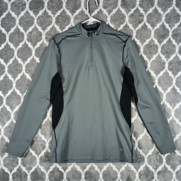 Nike Pro Combat Hyperwarm Dri-FIT Max Pullover Mens Medium 1/4 Zip Base Layer - Picture 3 of 11